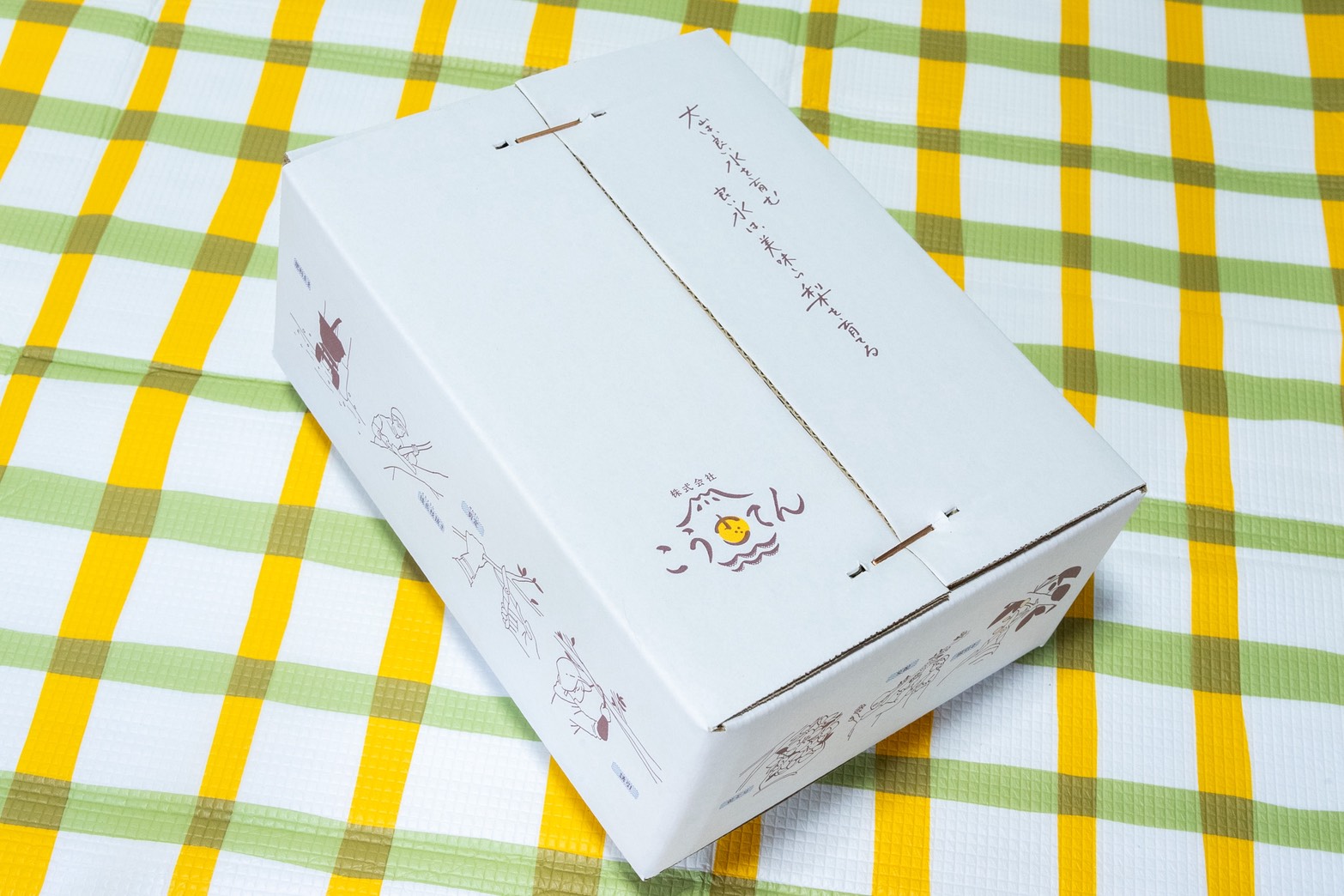 【8月下旬〜9月上旬】オリジナルダンボールでお届けする「新甘泉」贈答用 2.5kg